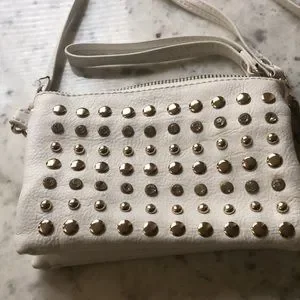 Charming Charlie Bags Charming Charlie Diamond Gold Stud Purse Poshmark